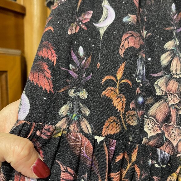 Disturbia Foxglove Button Detail Midi Dress size 6 - Picture 6 of 8